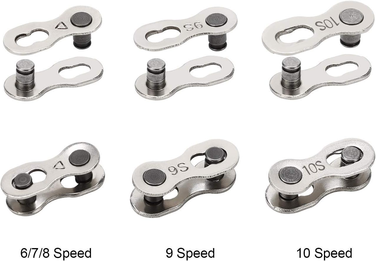 Bike Link Plier + Chain Wear Gauge + 6 Pairs Bicycle Missing Link