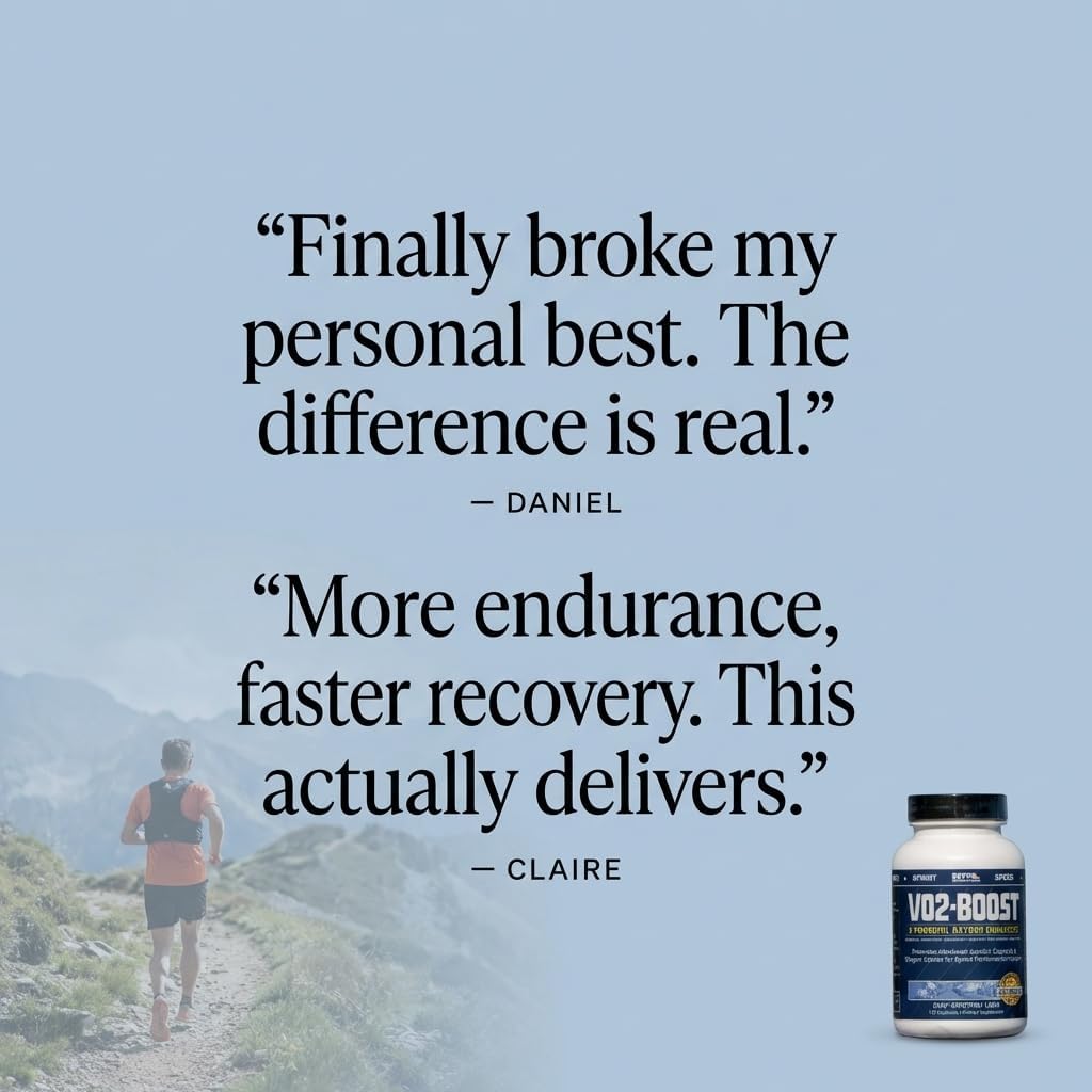 Natural Endurance and Oxygen Supplement to Help VO2 max w/Rhodiola Rosea, B12, and Alpha Lipoic Acid (120 Capsules) (30 Day Supply)