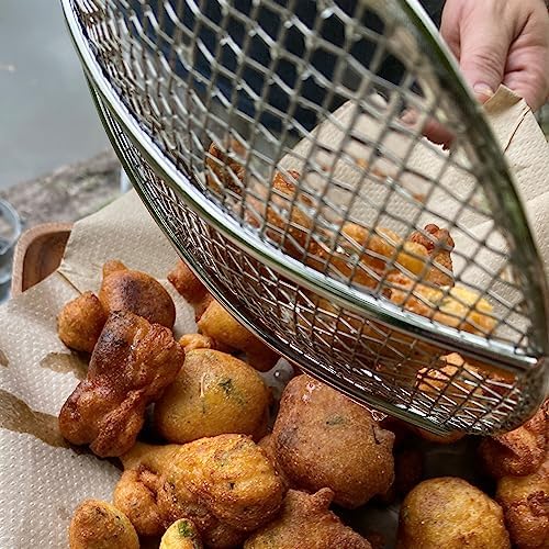 Bayou Classic B159 Cast Iron Fish Cooker Features 8-qt Cast Iron Dutch Oven w/Lid and 5-in Stainless Thermometer 19-in Tall Cooker Perfect For Slow
