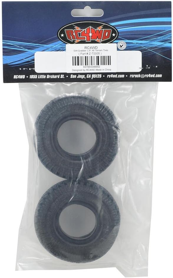 RC4WD Z-T0005 Dirt Grabber 1.9 All Terrain Tires (2)