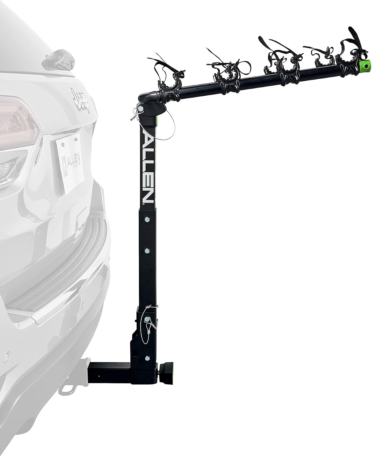 Allen Sports Deluxe 4-Bike Hitch Mount Rack (2-Inch Receiver) , Black