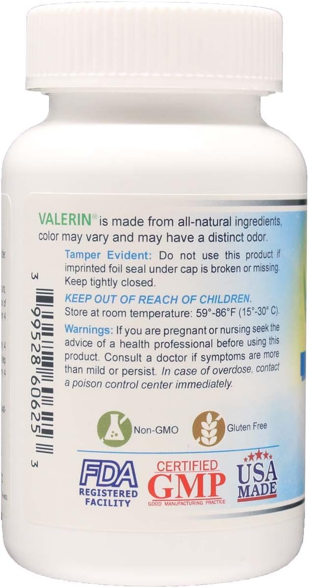 Wonder Laboratories Valerian Natural Relaxant for Tension Relief, Stress Relief, Leg Cramp Relief and Other Muscle Cramps Magnesium, Passion Flower