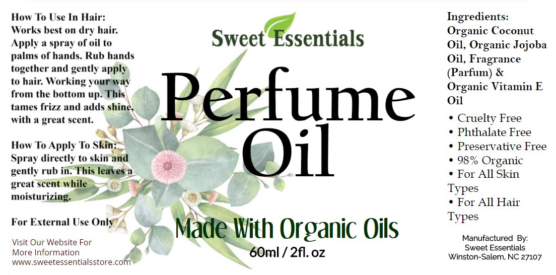 Candy Sugar Pop Type | Fragrance - Perfume Oil | 2oz Made with Organic Oils | Spray on Perfume Oil | Alcohol & Preservative Free