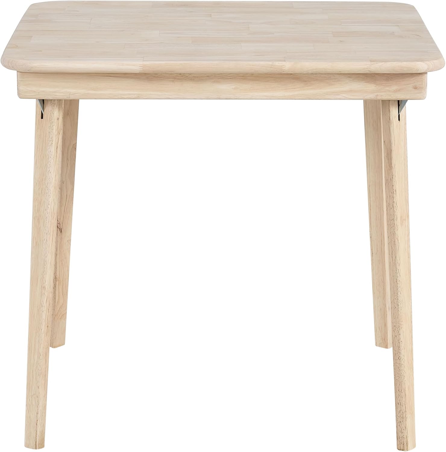 Stakmore Classic Straight Edge Square Wood Folding Table, 32x32, Oak | Foldable Card Table, Wooden Tabletop Furniture for Cards, Board Games & Dining