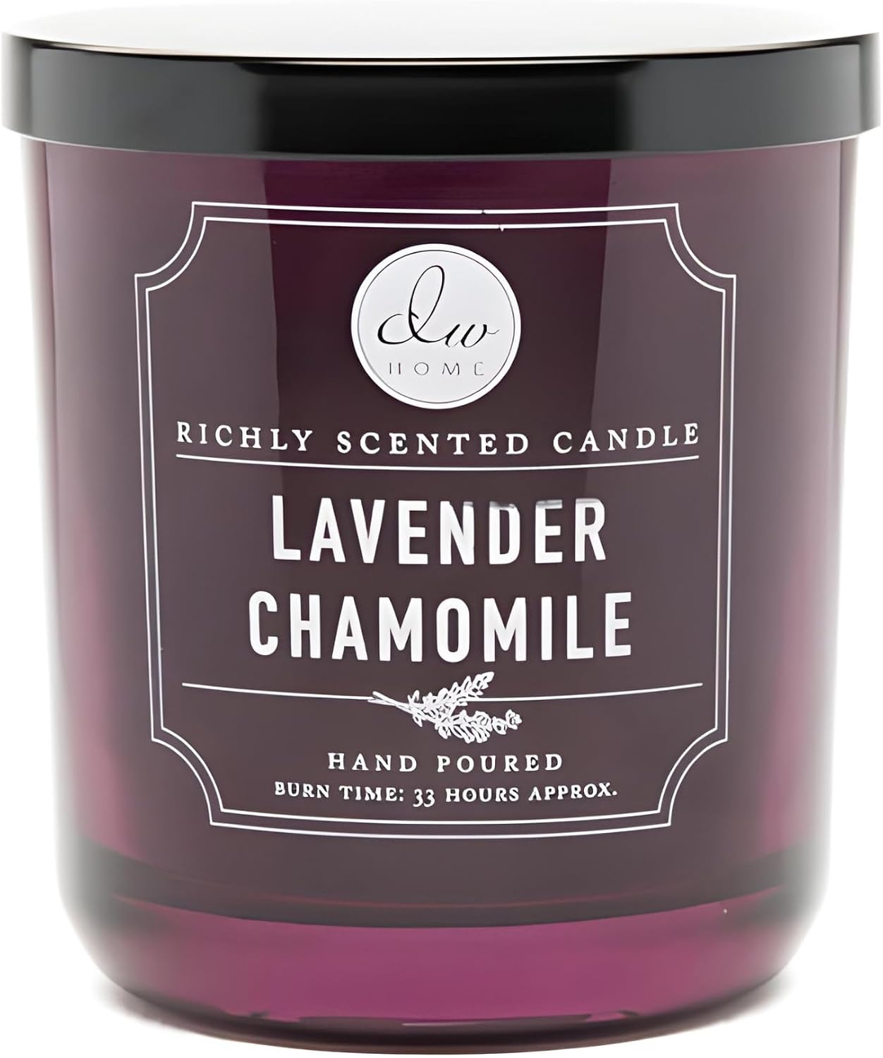DW Home Relaxing Lavender Scented Candle for Home, 9 oz, 8.8 oz Candle Jar, Up to 33H Burn Time, Luxury Scented Candle for Relaxation, Gifting, Home Décor