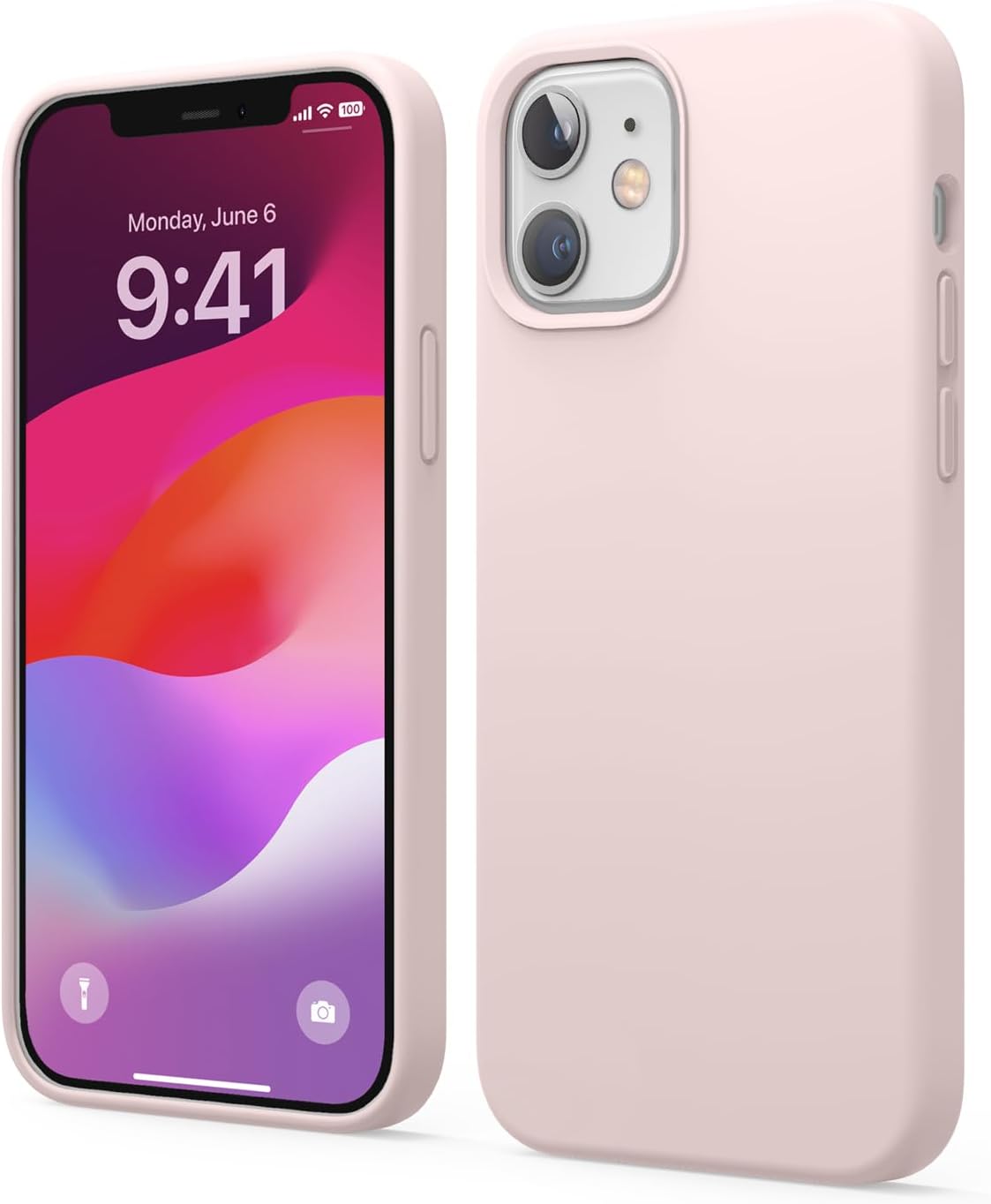 elago Premium Liquid Silicone Case for iPhone 12 Mini Lavender