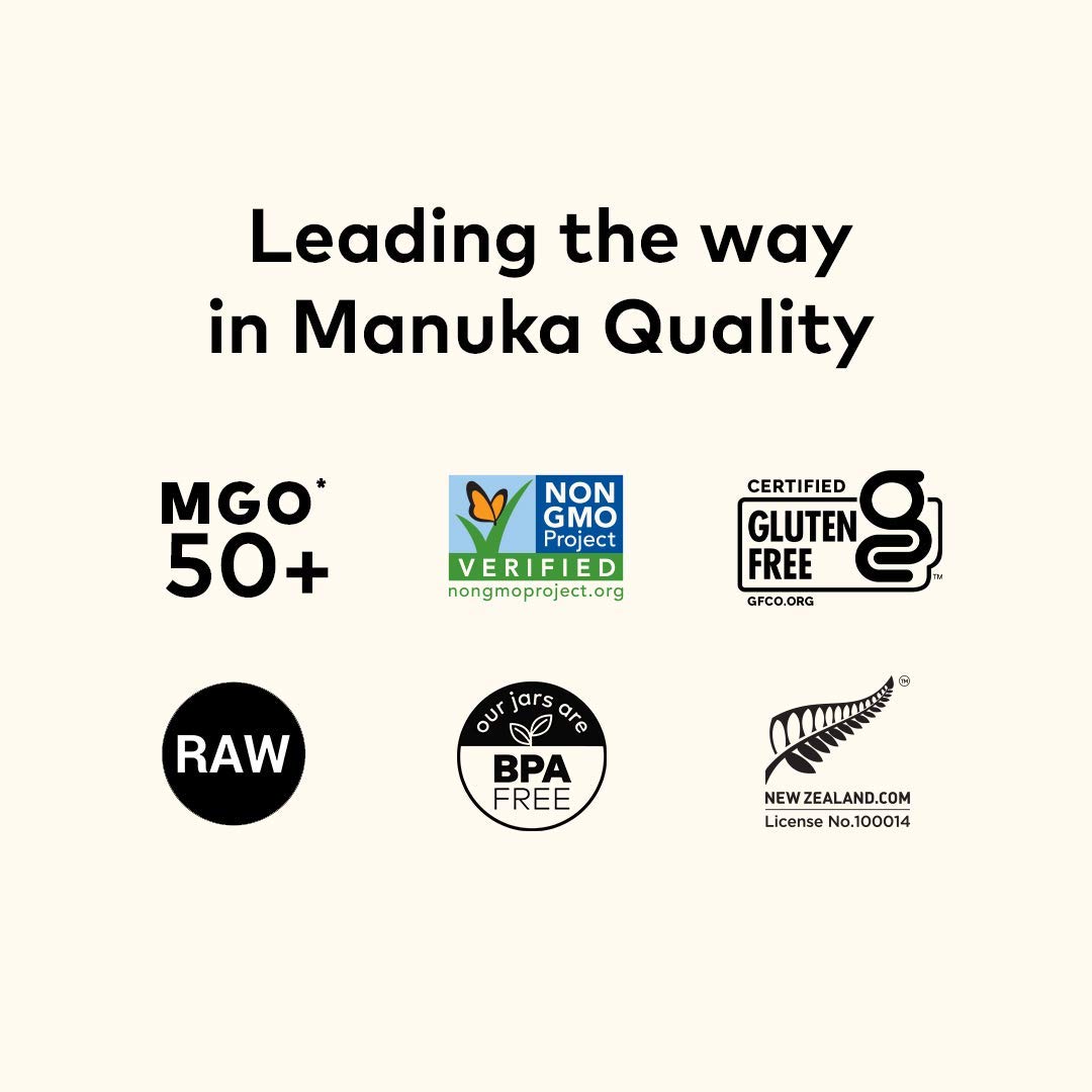 Comvita Manuka Honey MGO 50+ Multifloral Non-GMO Raw Honey - 500g (17.6 Oz)