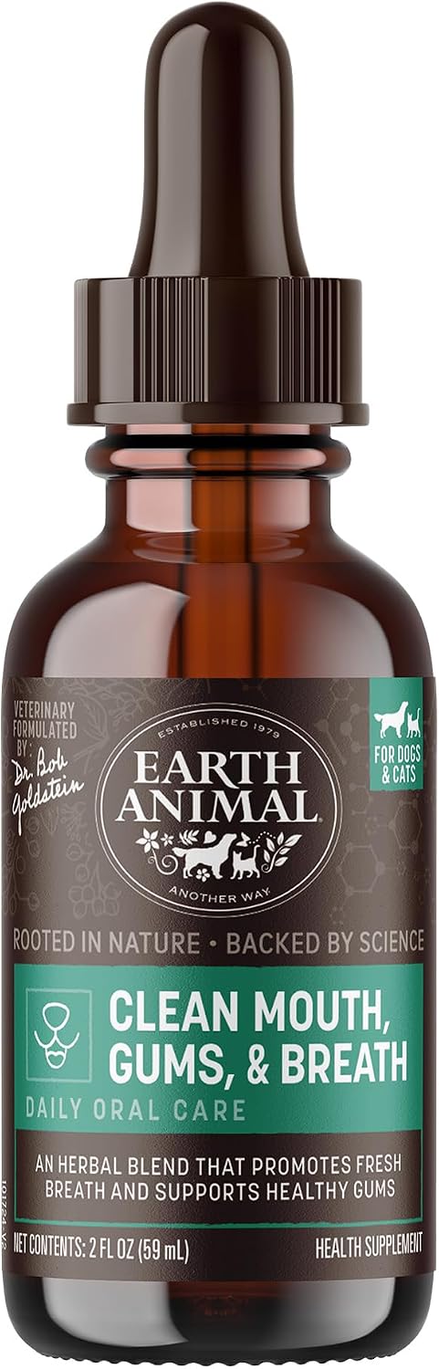 Earth Animal Apothecary - Urinary & Kidney Relief for Dogs & Cats - 2 fl oz | Herbal Remedies Liquid Supplement Blend - Uva Ursi, Couch Grass, Gravel Root, Yarrow, Cleavers, Marshmallow Root, Cornsilk