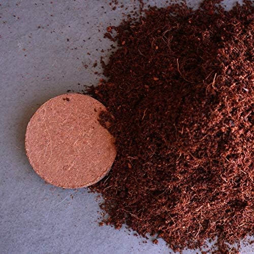 Mountain Valley Seed Co Minute Soil Compressed Coco Coir 100mm x 15mm 26 oz | (1 Pack) Fiber Grow Medium