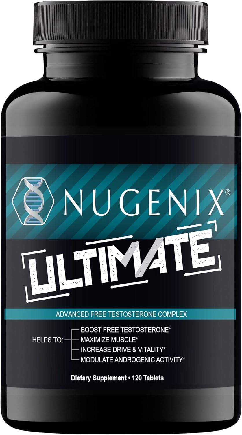 Nugenix Ultimate, Testosterone Booster, 120 tablets | Maximize Muscle, Increase Drive, Modulate Androgenic Activity