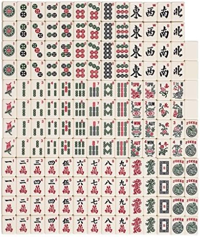 Yellow Mountain Imports Set of 166 American Mahjong Tiles, The Classic (Tiles Only Set)