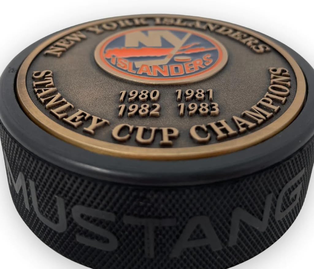 Sports Decor Stanley Cup Years Gold Medallion Puck