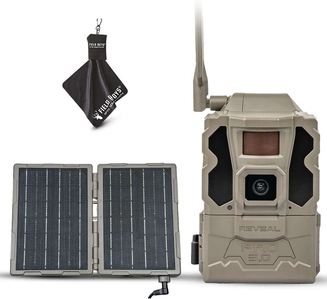 TACTACAM Reveal Pro 3.0 LTE Cellular Trail Camera AT&T & Verizon, 4K Photo Quality, No Glow, for Hunting