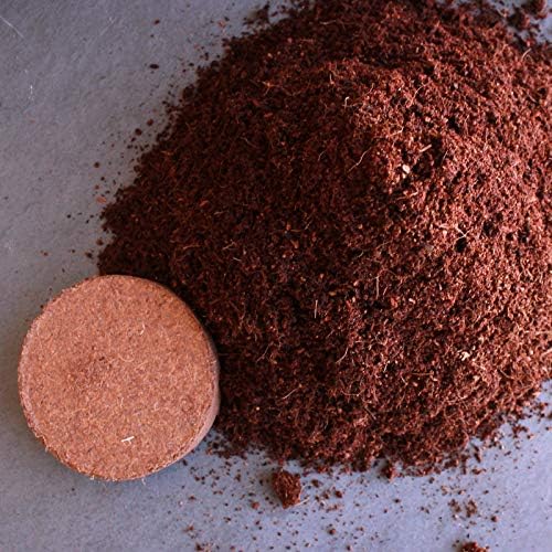 Minute Soil - Compressed Coco Coir Fiber Grow Medium 80mm x 15mm - 14 oz (1 Pack)