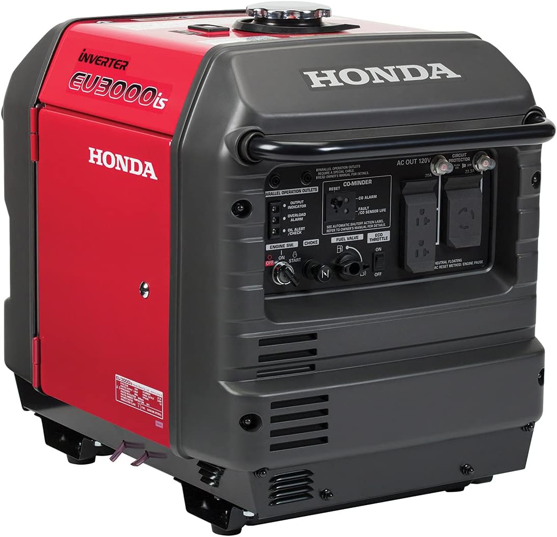 Honda EU2200ITAN 2200-Watt 120-Volt Portable Inverter Generator | Super Quiet, CO-Minder