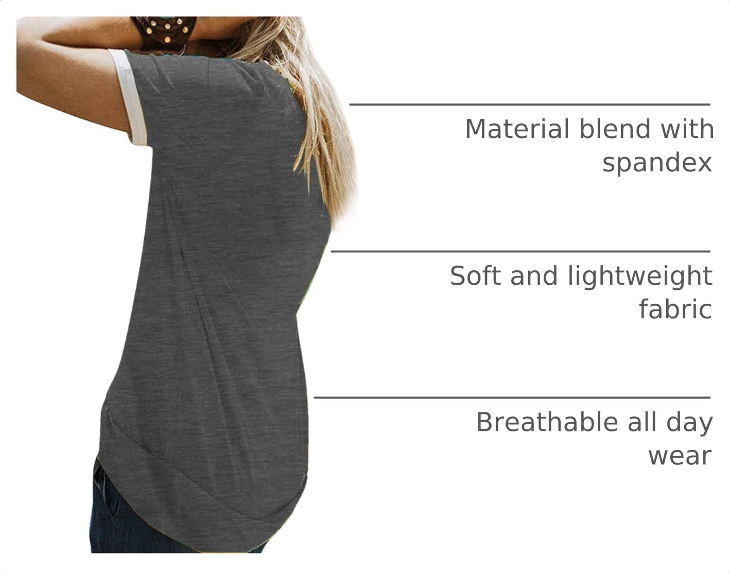 YEXIPO Graphic Tees for Women Short Sleeve Summer Tops Casual Cute T Shirts