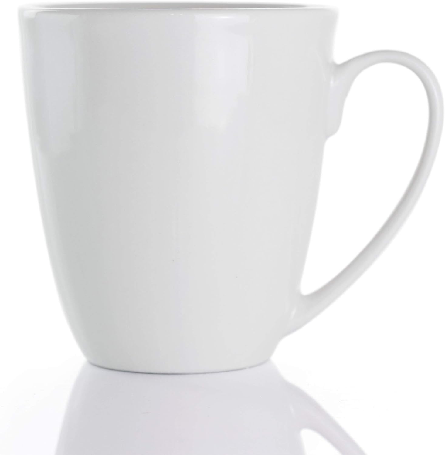 Elama White Porcelain Dish Dinnerware Set, 18 Piece, Newman