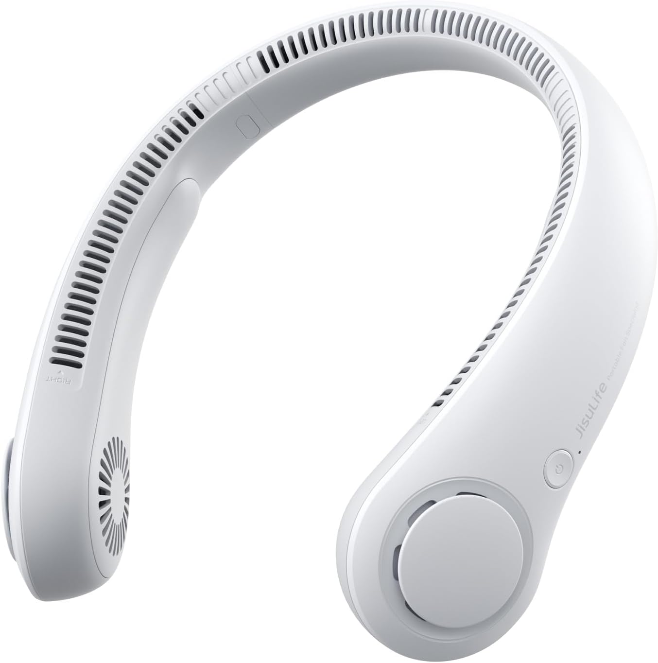 JISULIFE Portable Neck Fan, Hands-Free Bladeless, 5 Speeds, 4000 mAh