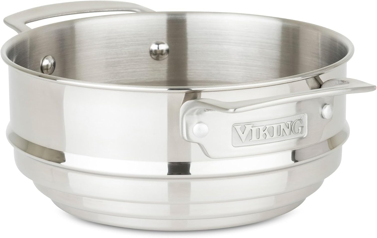 Viking Steamer Insert and Colander, Stainless Steel Pot Strainer, Fits 2-4 Quart Sauce Pan and 6.25-8 Inch Sauce Pans and Casseroles