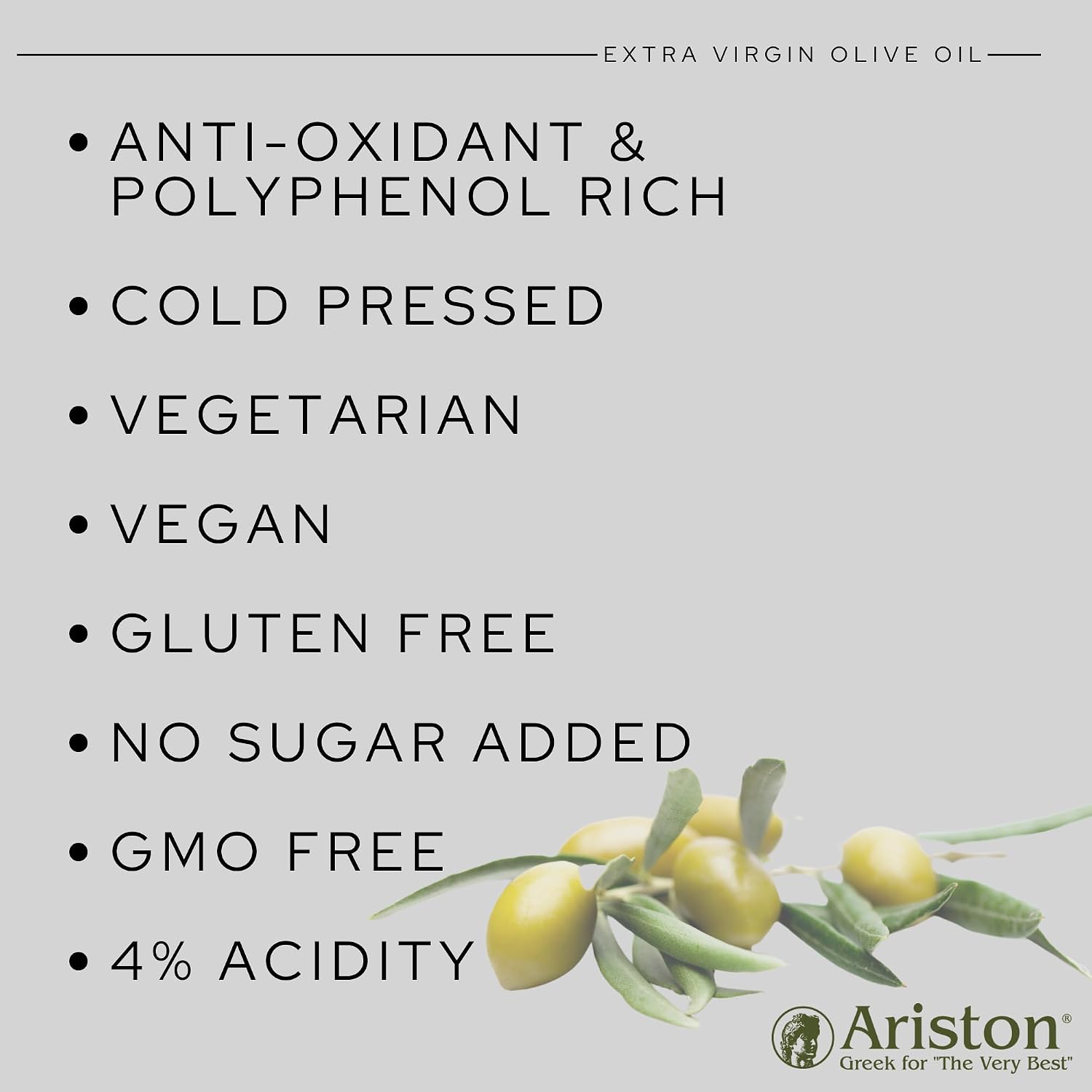 Ariston Organic Greek Olive Oil Extra Virgin, Lemon Infused, 8.45 Fl Oz | Cold Pressed Olive Oil Bottle from Greece for Cooking, Salad Dressing, Marinade & Bruschetta, Everyday Kitchen Use
