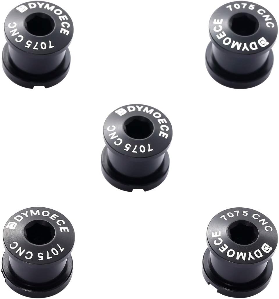 Double Chainring Bolts 7075 Aluminum Alloy for Road MTB M8 Crankset | Bike Chainring Bolts Anodized Anti-Corrosion CNC Machined
