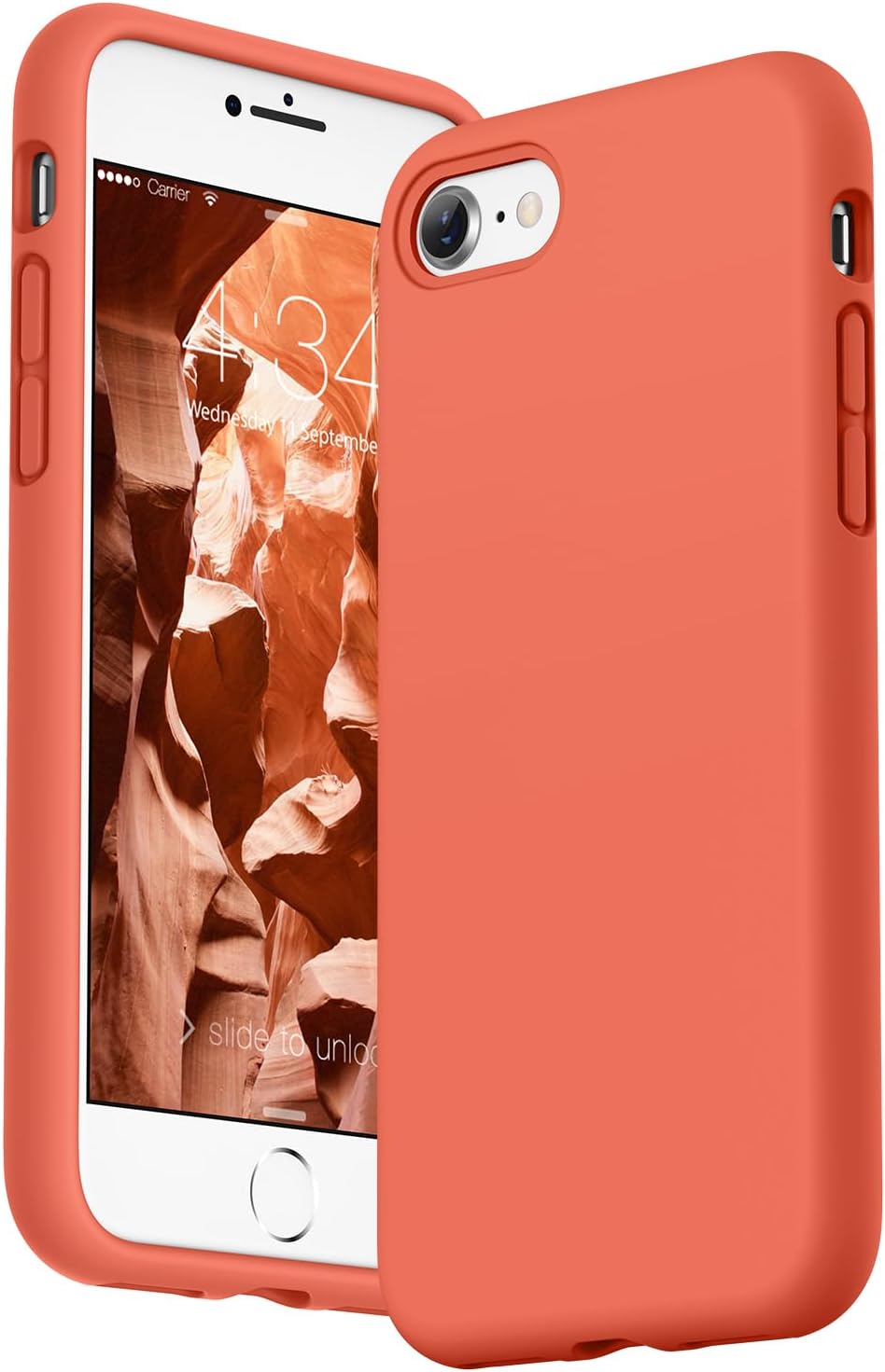 SURPHY Designed for iPhone SE Case, iPhone 8 Case, iPhone 7 Case, Liquid Silicone Phone Case for iPhone se 3rd 2nd SE 2022 SE 2020, Blue