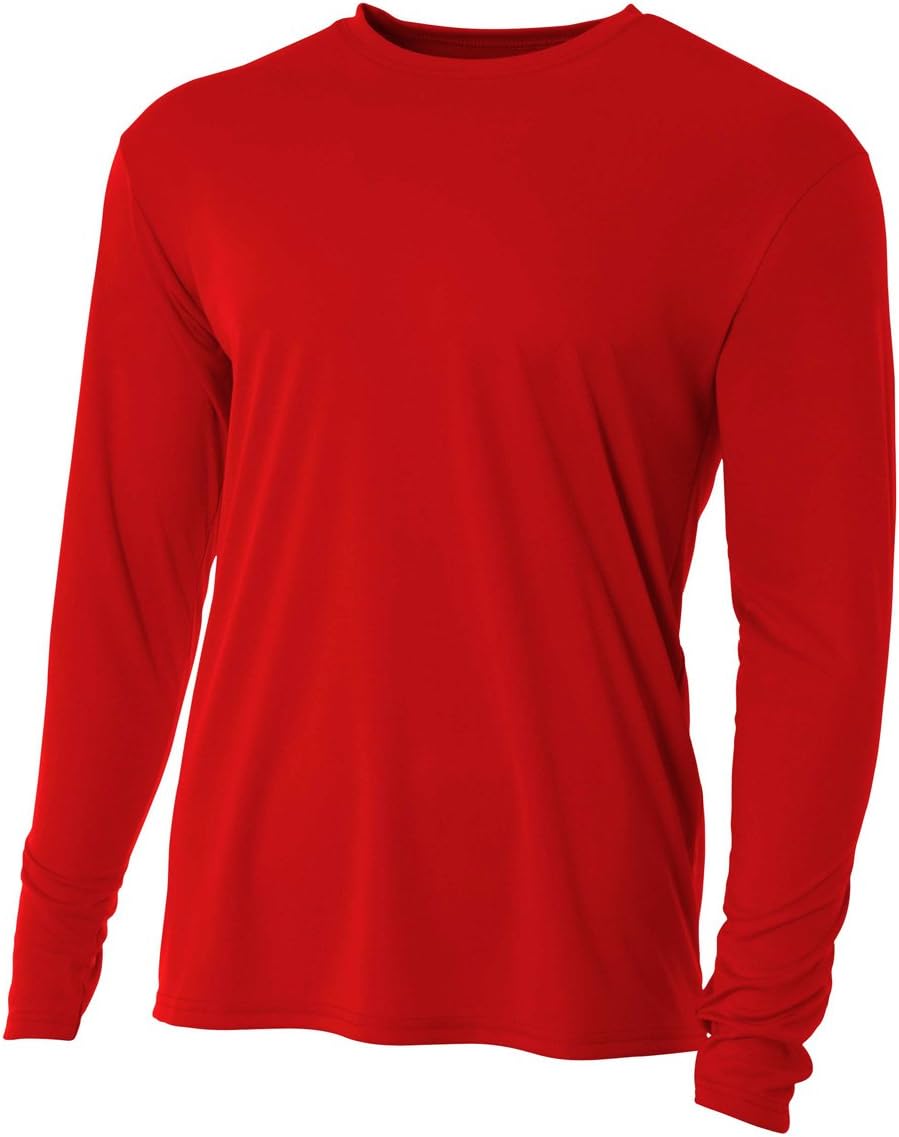 A4 Men's Cooling Performance Crew Long Sleeve Tee