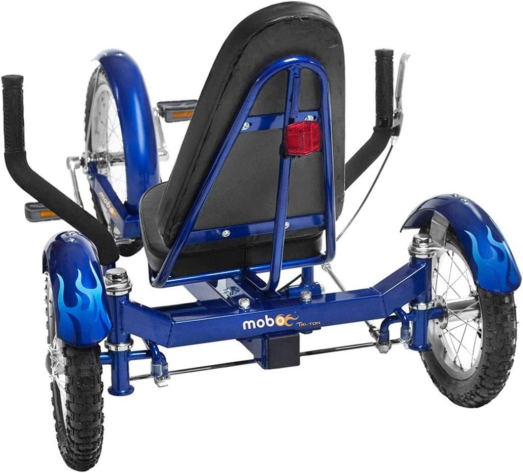 Mobo Triton Pedal Go Kart Trike. Kids 3-Wheel Bike. Youth Cruiser Tricycle