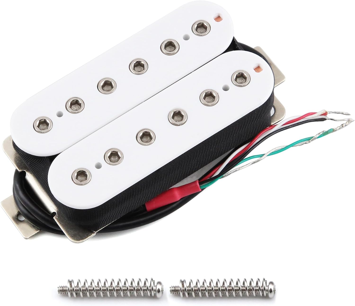 FLEOR Bridge Pickup Ceramic Double Coil Humbucker Pickups for Electric Guitar Pickup-Black