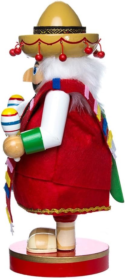Kurt Adler 10.25-Inch Mexican Nutcracker Tablepiece - Chubby Collection