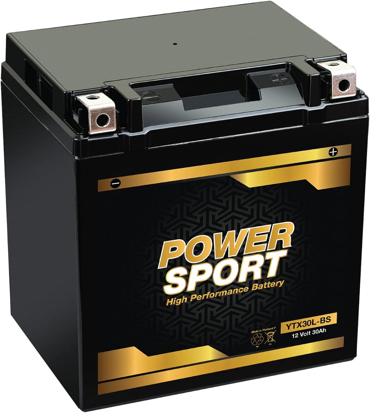 ExpertPower YTX30L-BS AGM Motorcycle Battery 12V 30Ah 300 CCA ETX30LA