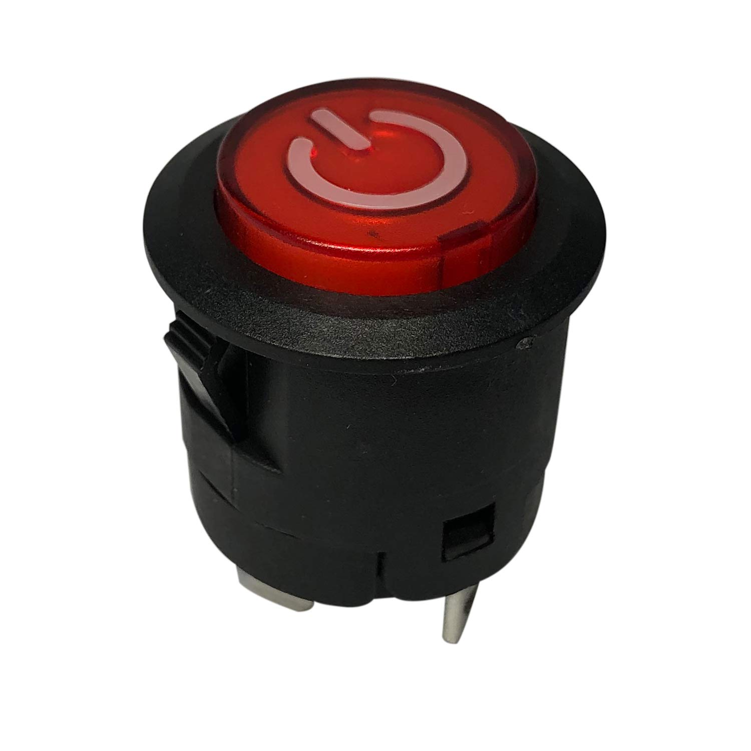 2PCS Push Button Power Supply Switch Start Button Switch for ChildrenElectric Powered Wheel Replacement Parts Kids Ride-On Car Toys Accessory Self