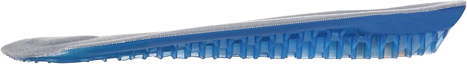 Honeycomb Gel Half Insole for Women - 1/2 inch Taller Height Increase Heel Lift Cushion Insert - Leg Discrepancy Balancer