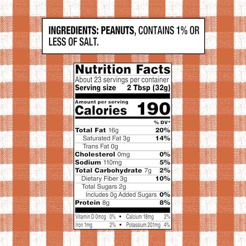 Smucker’s Natural Creamy Peanut Butter, 26 Oz. Jar