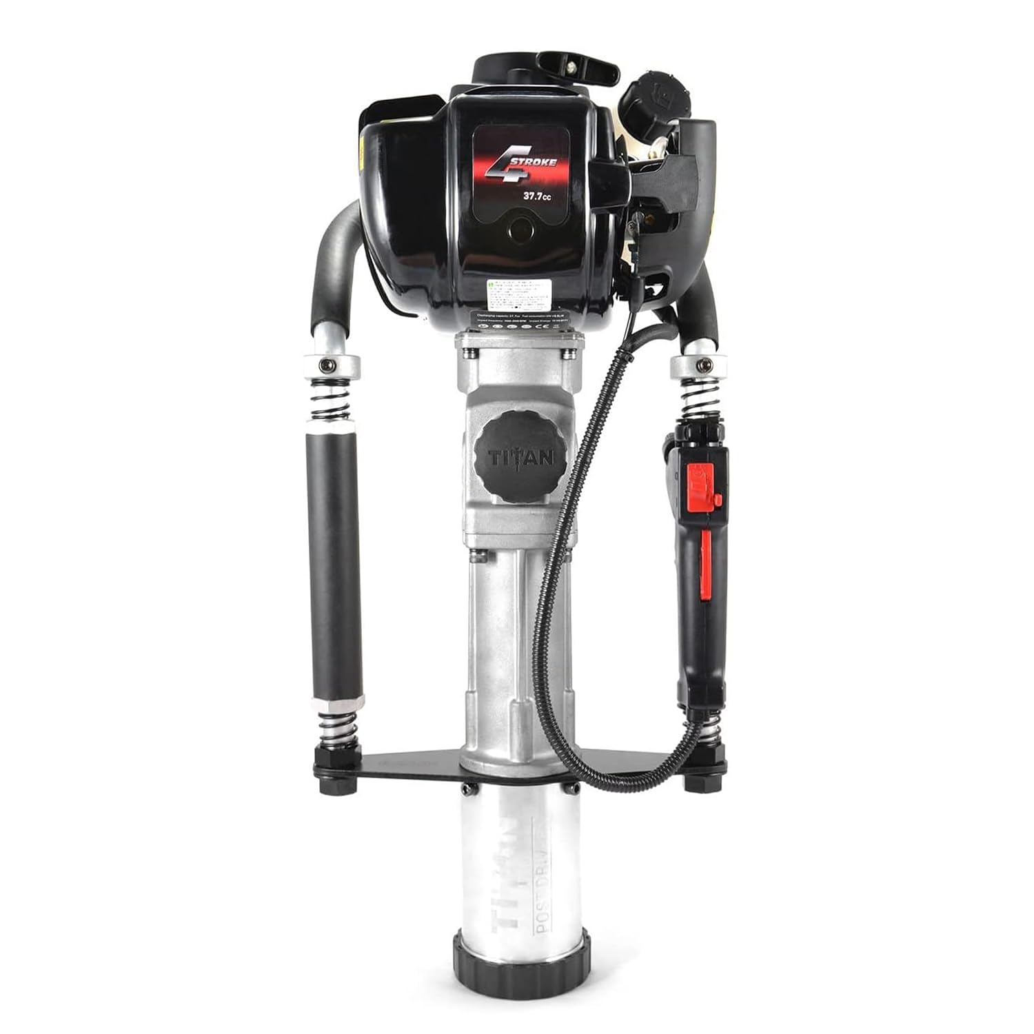 PGD2875 Titan Gas Powered Post Driver | Fence Post Pounder, 30 lb Lightweight Portable Driver, 1,500–2,000 BPM, Fits Up to 3" Posts