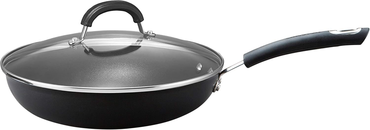 Circulon - Total - Saute Pan with Lid 28cm - Durable Non Stick - Hard Anodised - Induction - Oven and Dishwasher Safe - Lifetime Guarantee