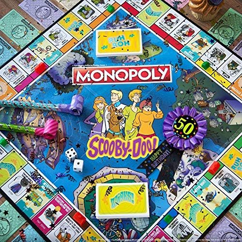 USAOPOLY Monopoly Scooby-Doo! Board Game | Official Merchandise Based on the Popular Cartoon | Classic Monopoly Game Featuring Characters