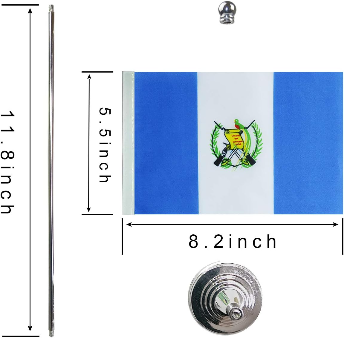 Nicaragua Flag - Table & Desk Flag, Office Decor, Festival Banners