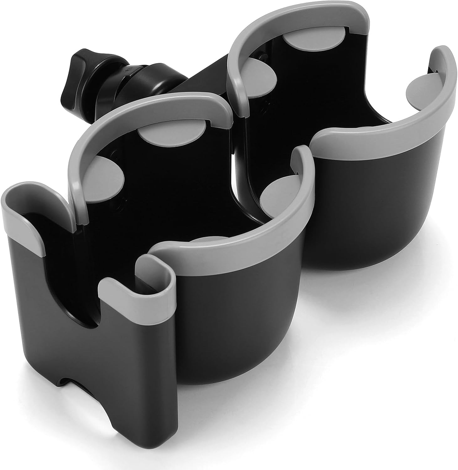 Accmor Stroller Cup Holder with Phone Holder, Bike Cup Holder, Universal Cup Holder for Uppababy Nuna Strollers, 2-in-1 Drinks Holder for Walker