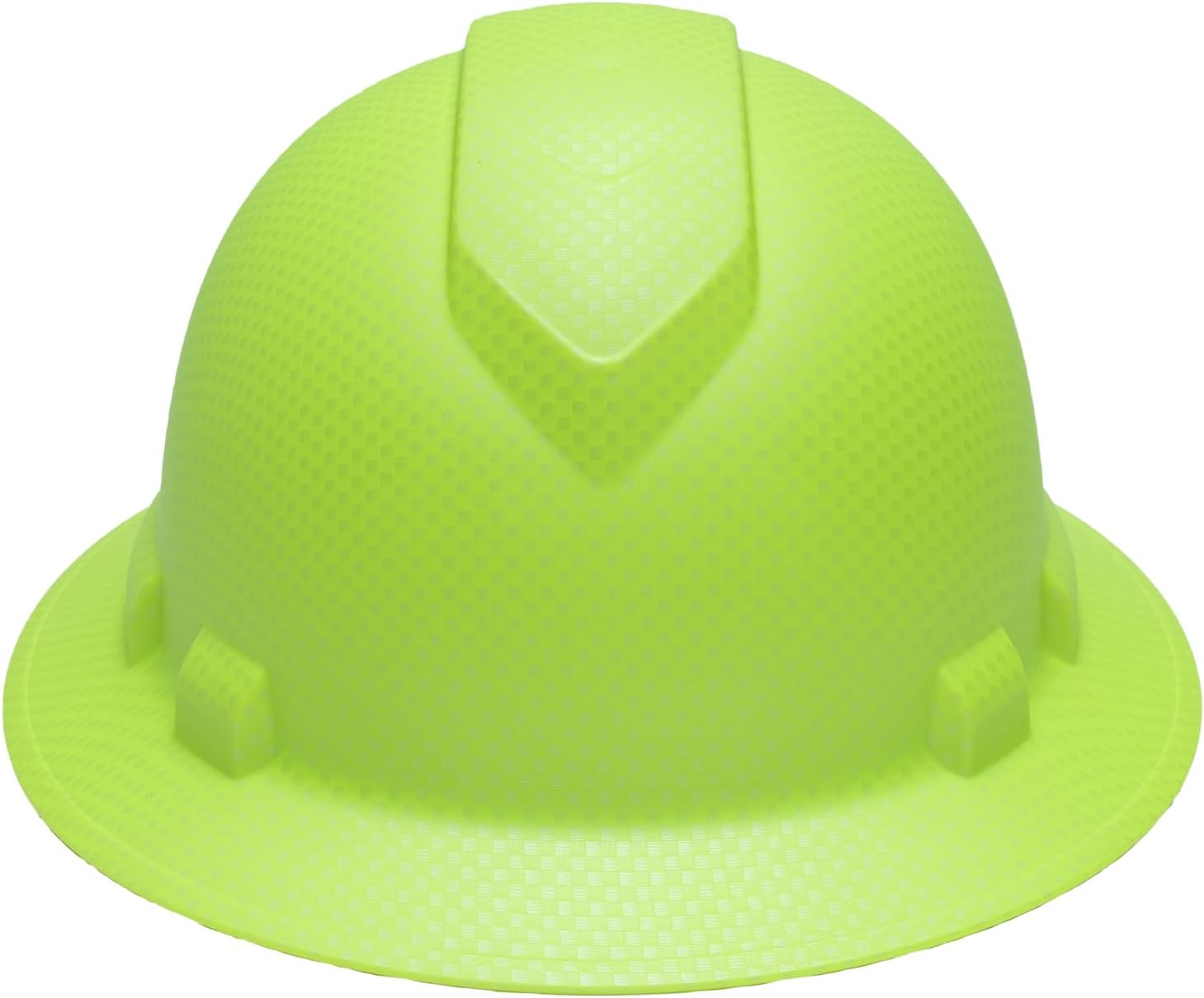 Pyramex Ridgeline Full Brim Hard Hat 4 Point Ratchet White | Full-brim sun & rain protection, HDPE shell, Ratchet suspension, Construction & utility, ANSI Z89.1 Type I Class C/G/E