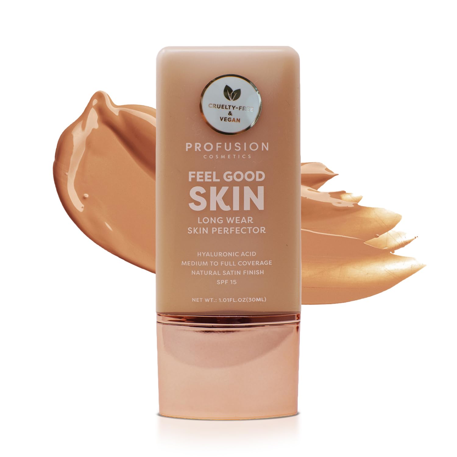 Profusion Cosmetics Lightweight Liquid Foundation for a Flawless and Elegant Radiance, Breathable Makeup that Improves Uneven Skin Tone