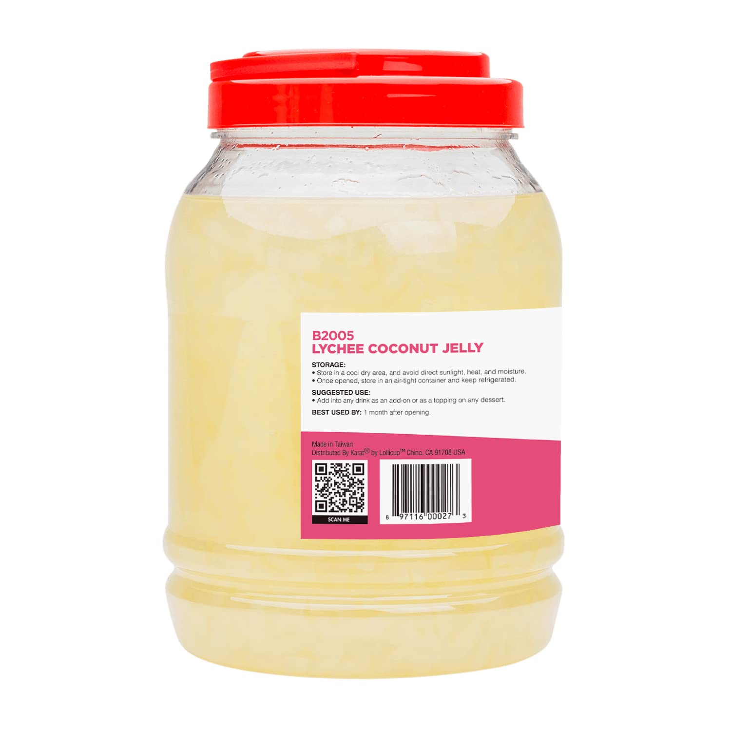 Tea Zone B2008 Mango Coconut Jelly, Jar (8.8 lbs)