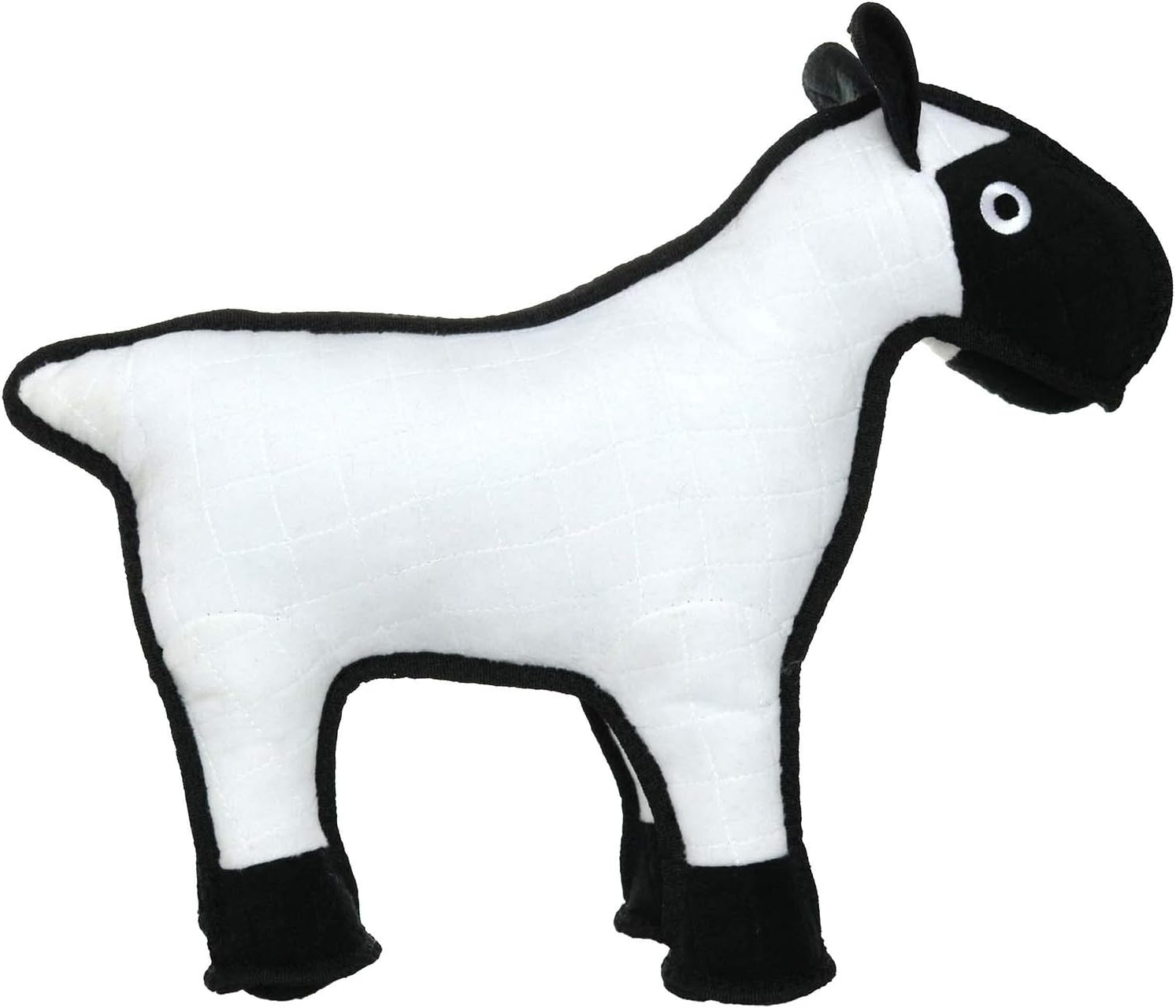 TUFFY® : Cow Dog Toy: Ultra Durable Plush Toy with Multiple Layers & Reinforced Seams, Washable and Floats, Original Construction