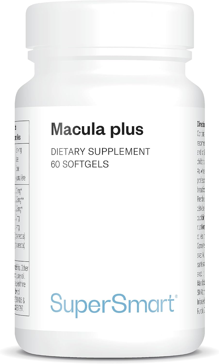 Supersmart - Macula Plus (High Potency Complex) - with Lutein, Zeaxanthin, Astaxanthin