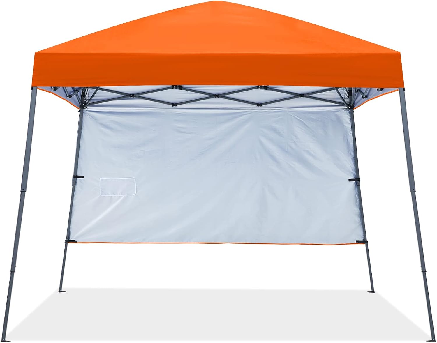 ABCCANOPY Outdoor Pop Up Canopy 10x10 Beach Camping Canopy with 1 Sun Wall, Bonus Backpack Bag, Stakes and Ropes, Sky Blue | Backpack Carry Bag, Stakes & Guy Ropes Included, Easy Setup; For Beach, Camping, Backyard