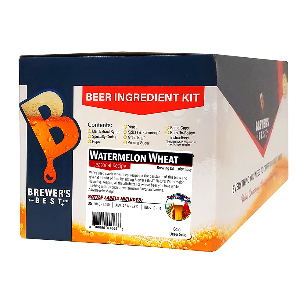 Brewer's Best Watermelon Wheat Beer Ingredient Kit Makes 5 Gallons