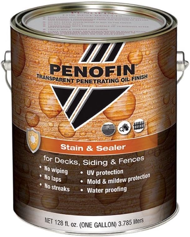 PenofinTransparent Penetrating Oil Finish Stain & Sealer 1 Gallon Cedar