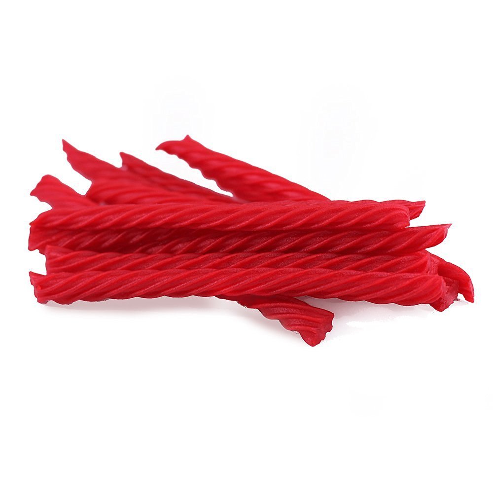 Red Vines Licorice Twists, Original Red Flavor, Soft & Chewy Candy, 4 Ounce (Pack of 24)