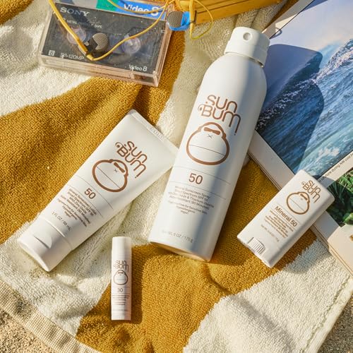Sun Bum Mineral SPF 30 Sunscreen Body Spray - 6 oz | Broad Spectrum Moisturizing Sunscreen, for Sensative Skin, Vitamin E, Hawaii 104 Act Compliant (No Octinoxate & Oxybenzone)