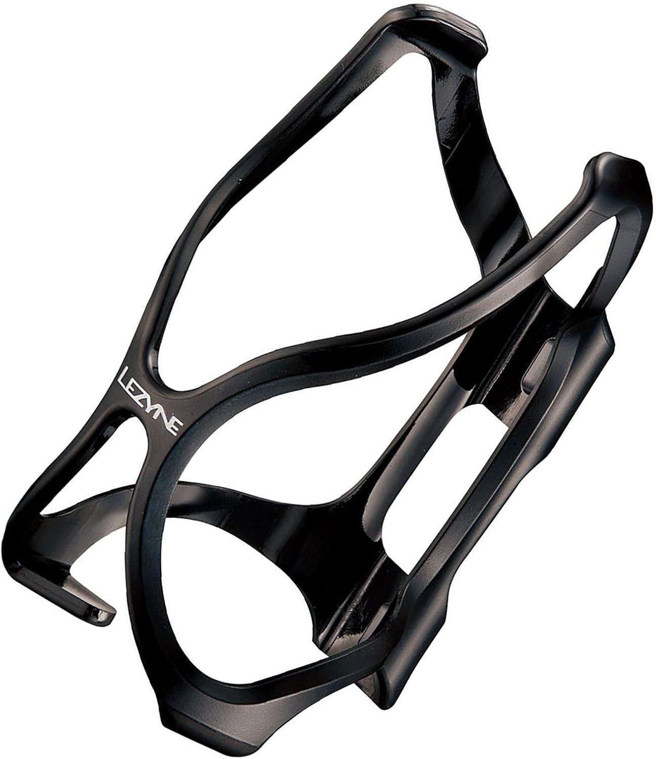 LEZYNE Flow Cage Bike Water Bottle Cage | Composite Matrix Construction, X-Grip Design, Secure Fit, Easy Access, Black Finish (1-BC-FL-V104)